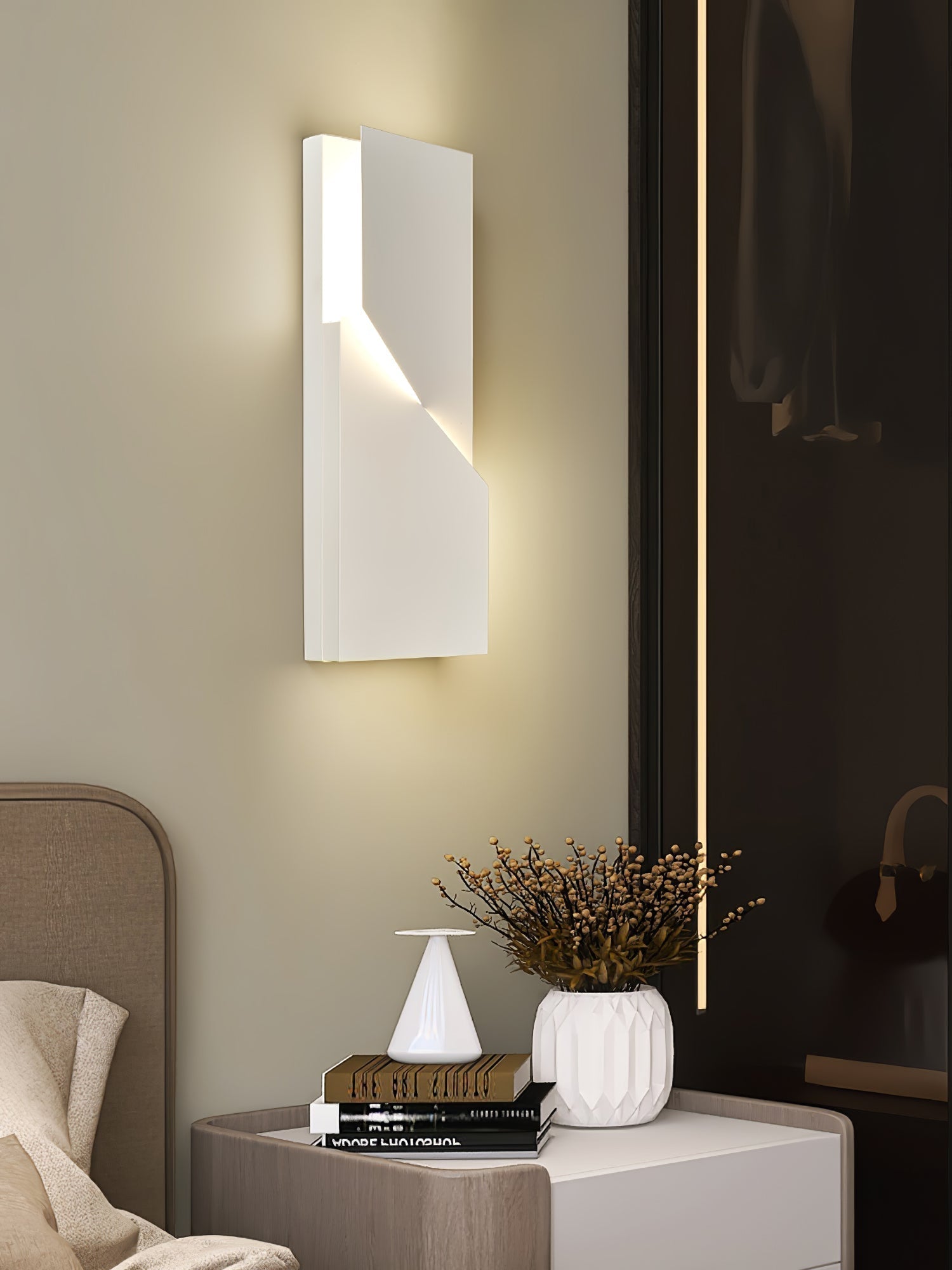 Kelsey Schatten Groß Sconce Wandleuchte-Las Sola