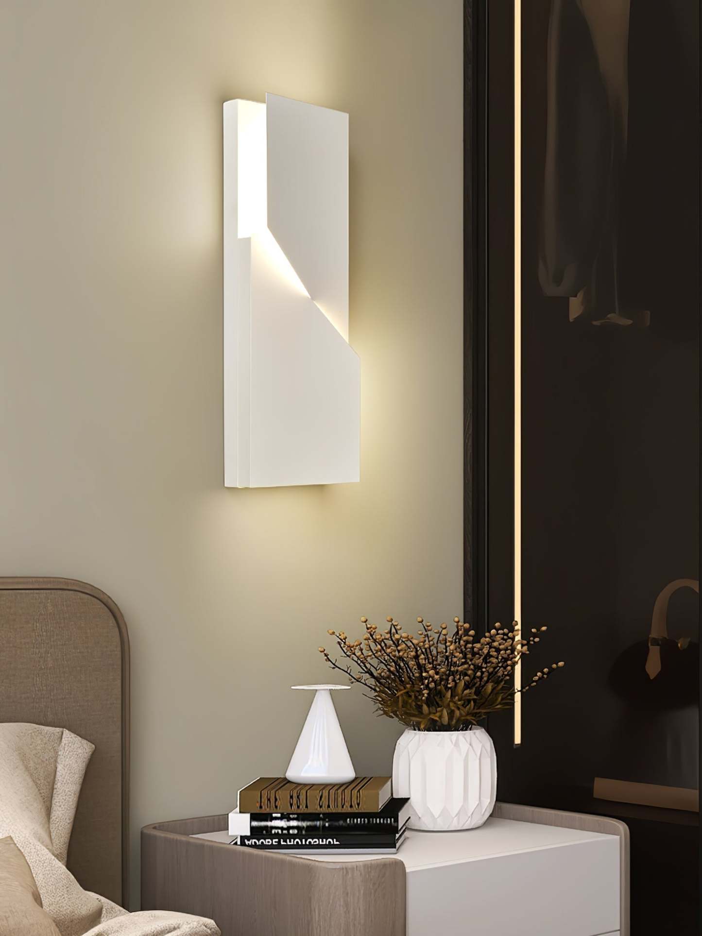 Kelsey Schatten Groß Sconce Wandleuchte-Las Sola