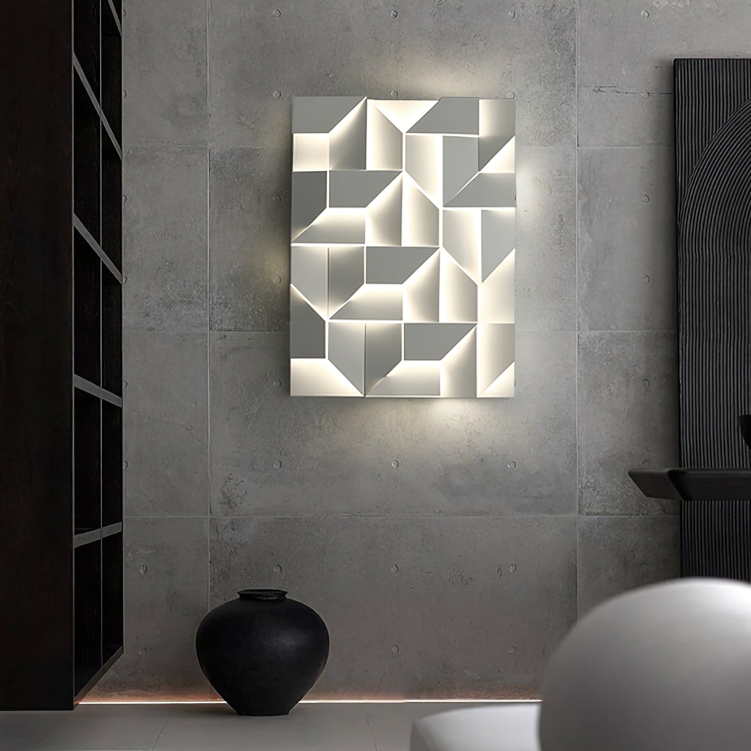 Kelsey Schatten Groß Sconce Wandleuchte-Las Sola