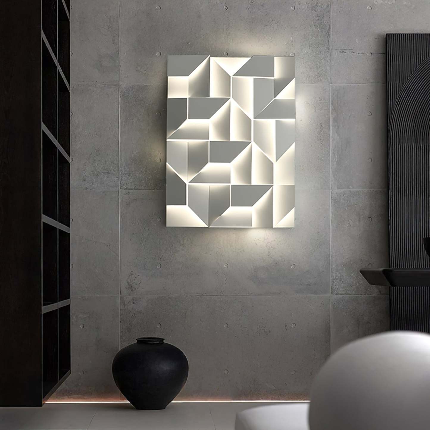 Kelsey Schatten Groß Sconce Wandleuchte-Las Sola