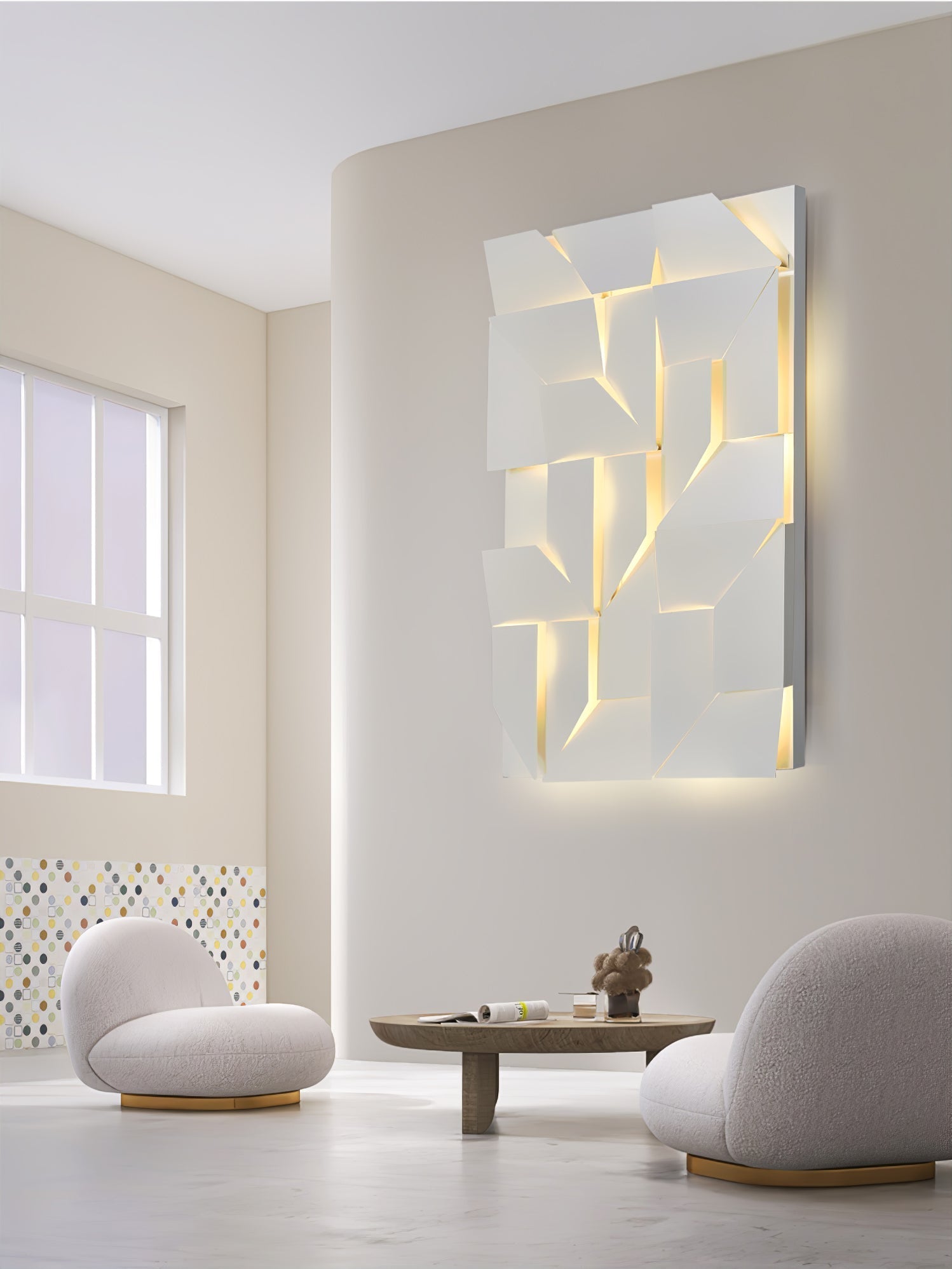 Kelsey Schatten Groß Sconce Wandleuchte-Las Sola