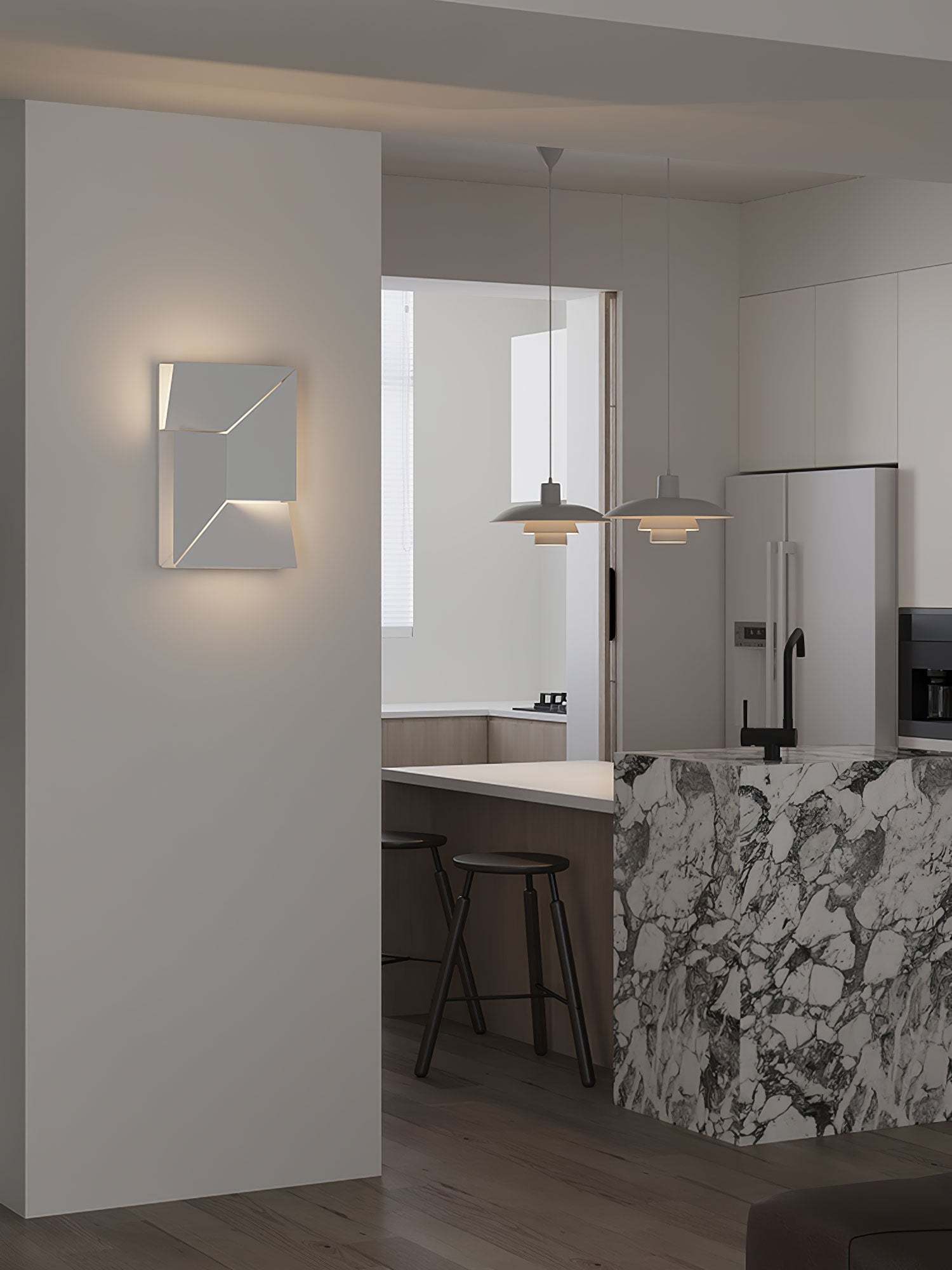 Kelsey Schatten Groß Sconce Wandleuchte-Las Sola