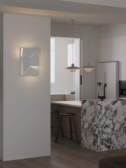 Kelsey Schatten Groß Sconce Wandleuchte-Las Sola