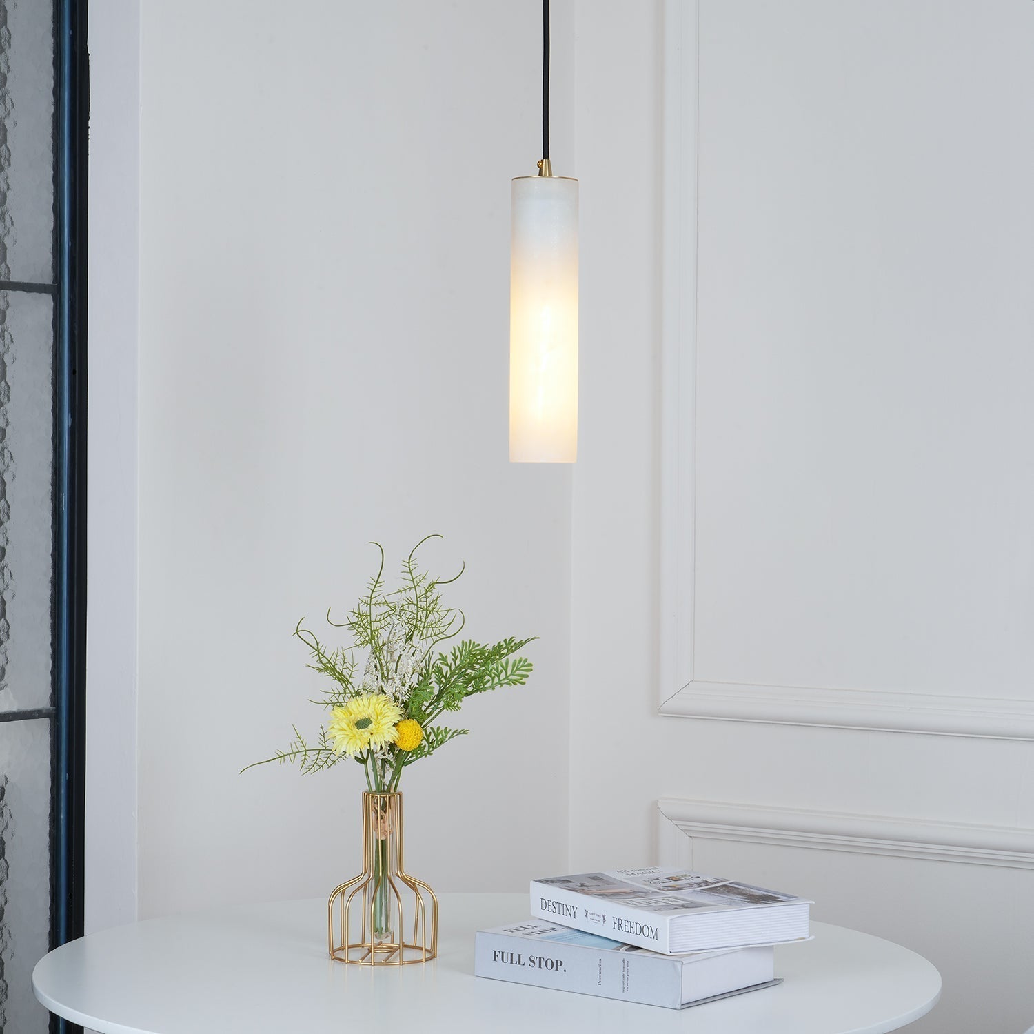 Nyxara Cluster Alabaster Pendelleuchte Treppe-Las Sola