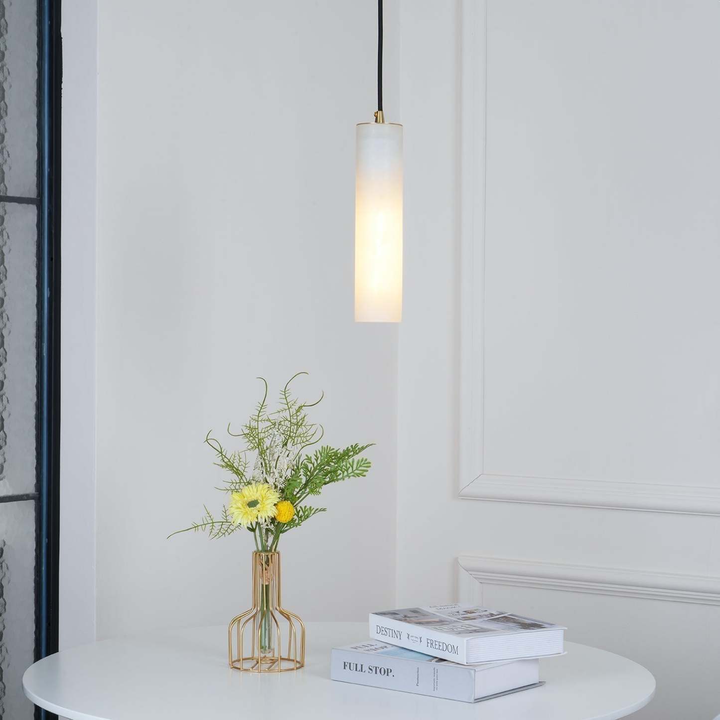 Nyxara Cluster Alabaster Pendelleuchte Treppe-Las Sola