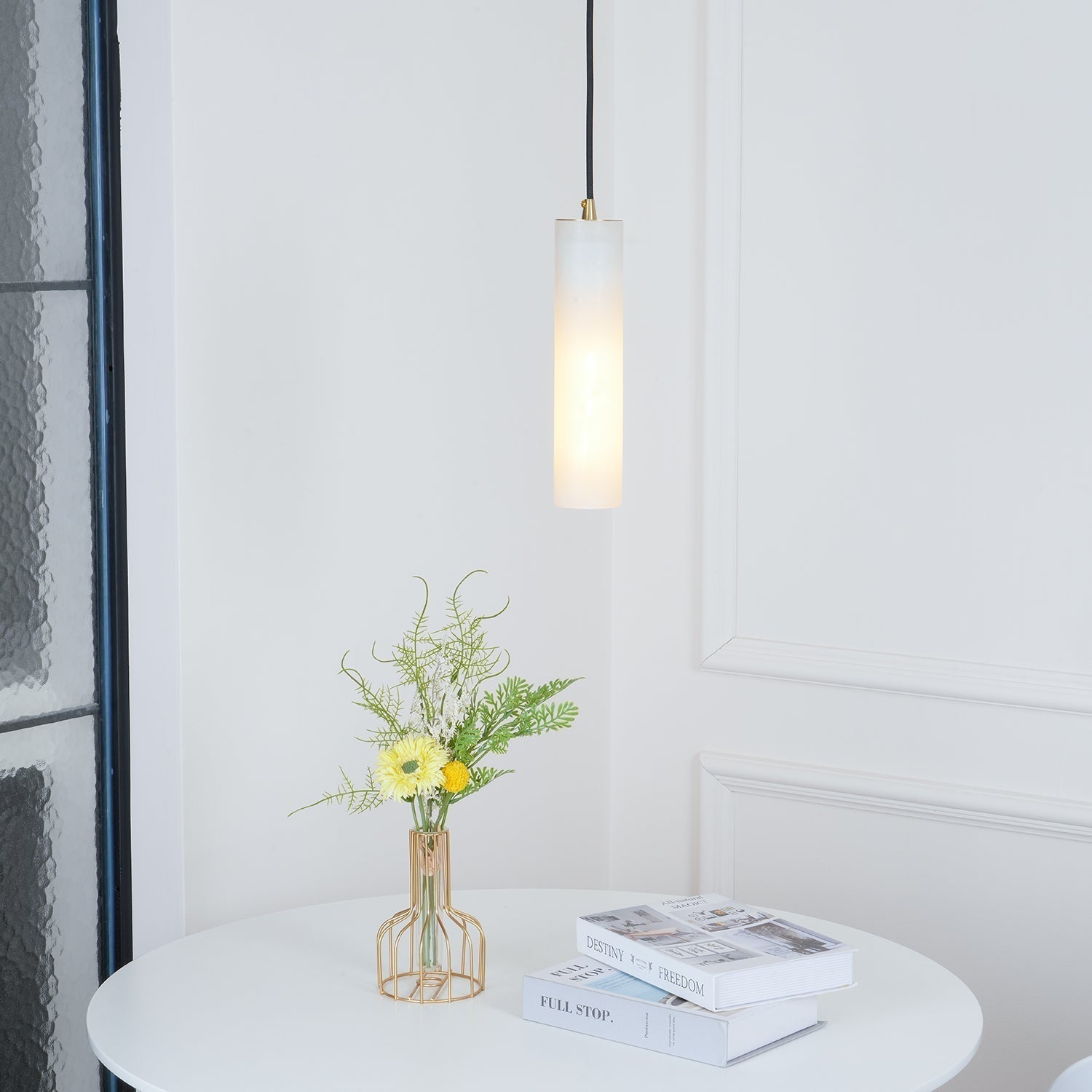 Nyxara Cluster Alabaster Pendelleuchte Treppe-Las Sola