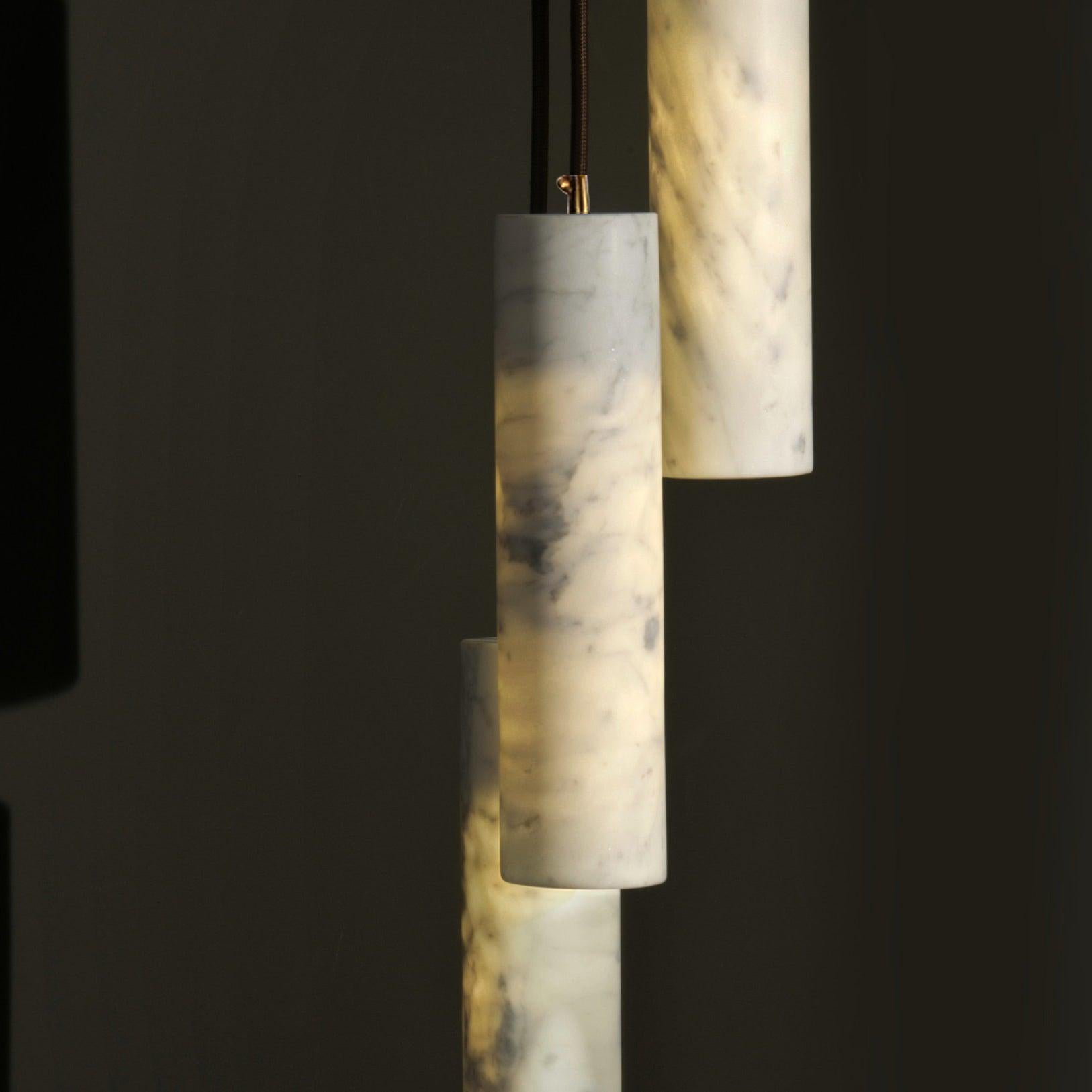 Nyxara Cluster Alabaster Pendelleuchte Treppe-Las Sola