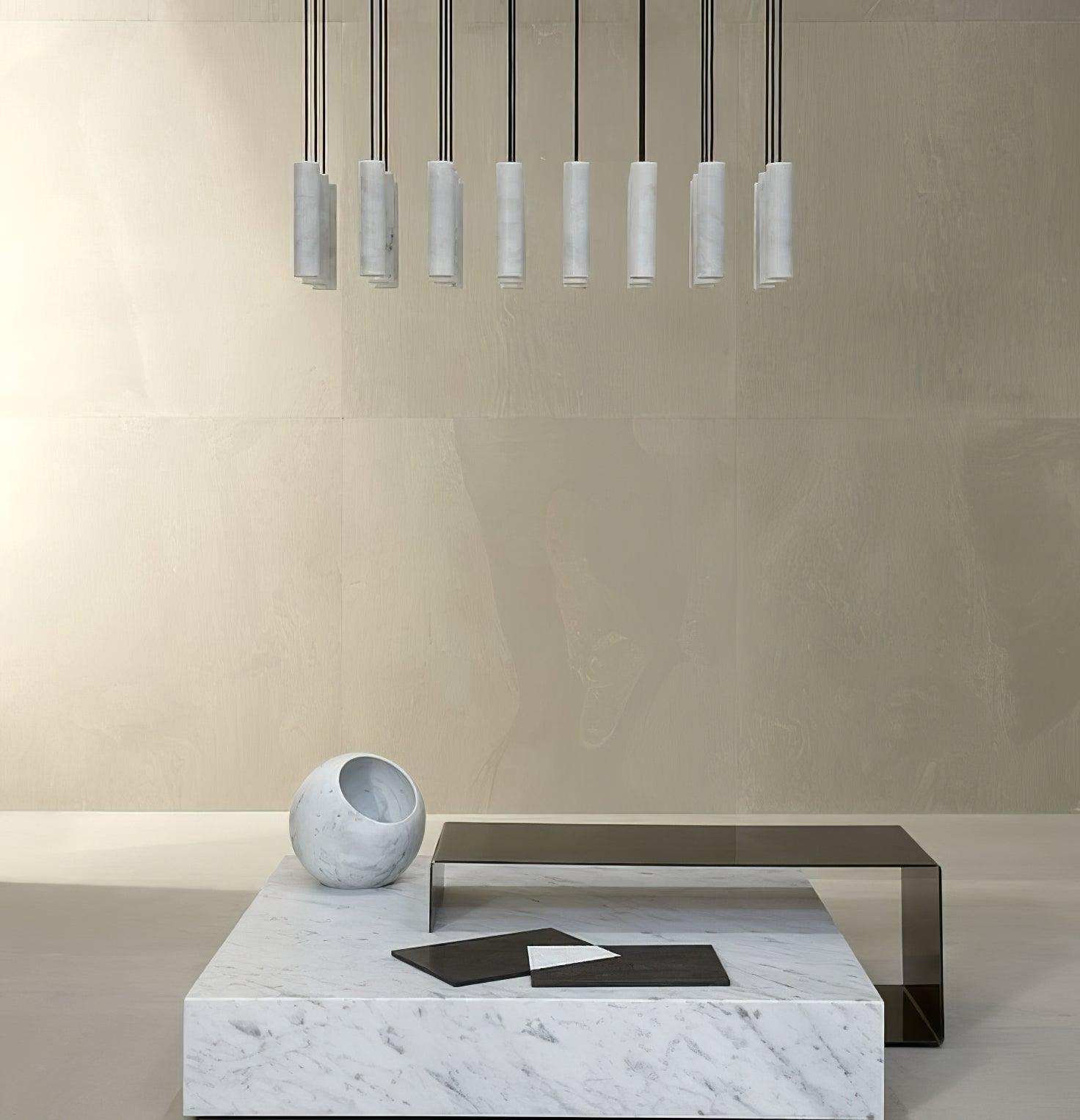 Nyxara Cluster Alabaster Pendelleuchte Treppe-Las Sola