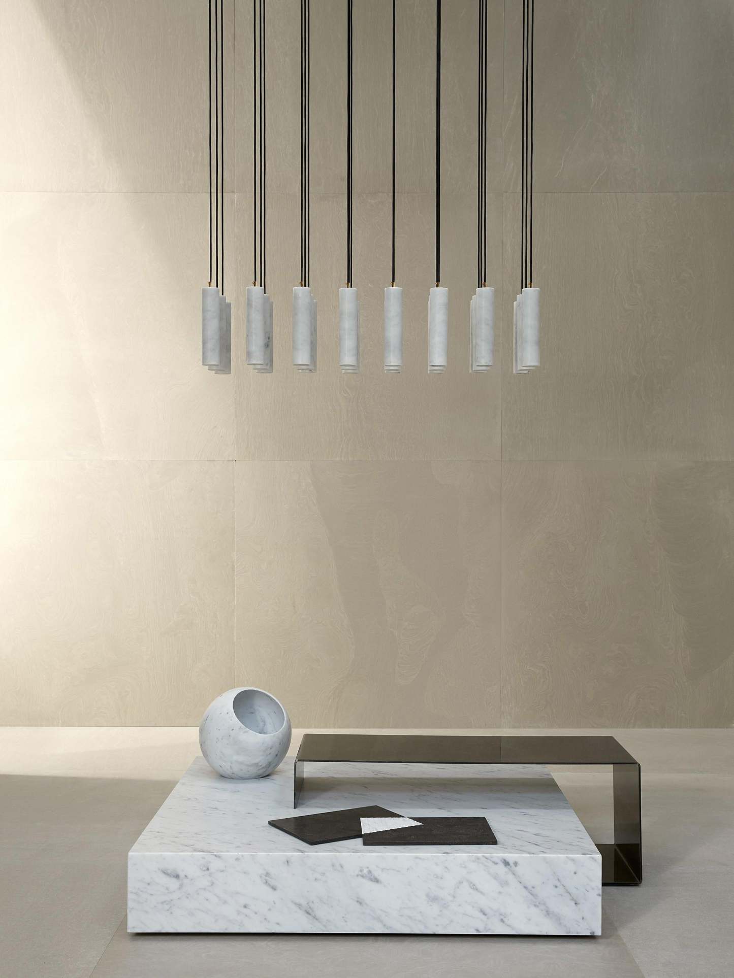 Nyxara Cluster Alabaster Pendelleuchte Treppe-Las Sola