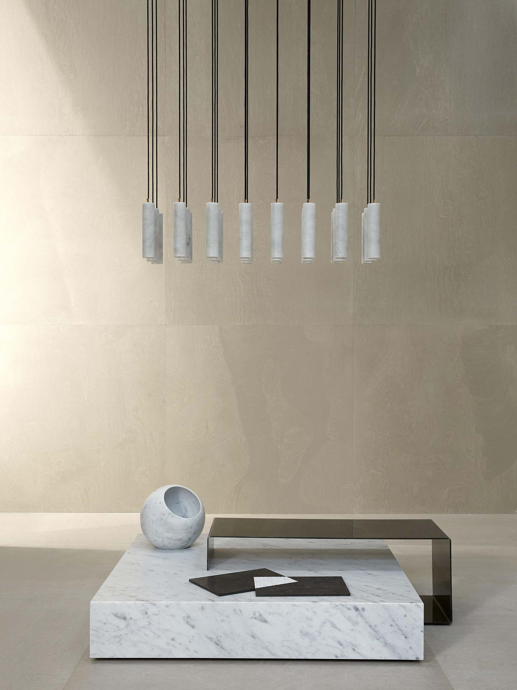Nyxara Cluster Alabaster Pendelleuchte Treppe-Las Sola