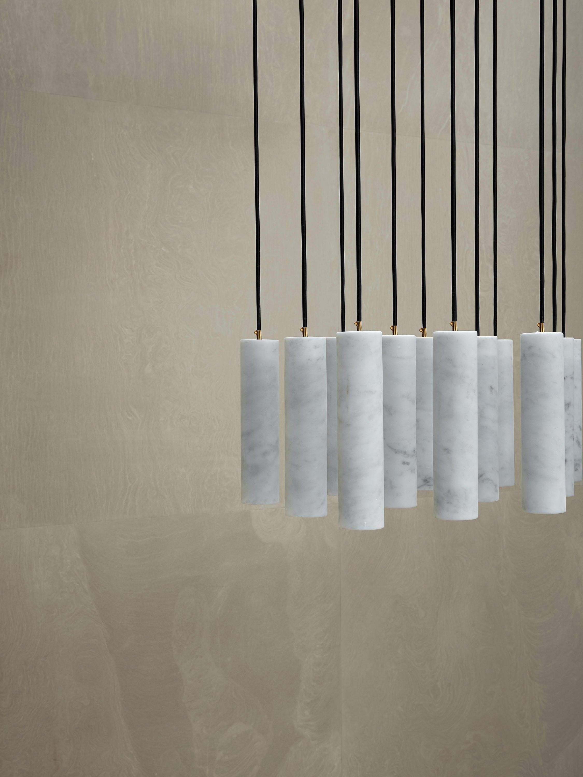 Nyxara Cluster Alabaster Pendelleuchte Treppe-Las Sola
