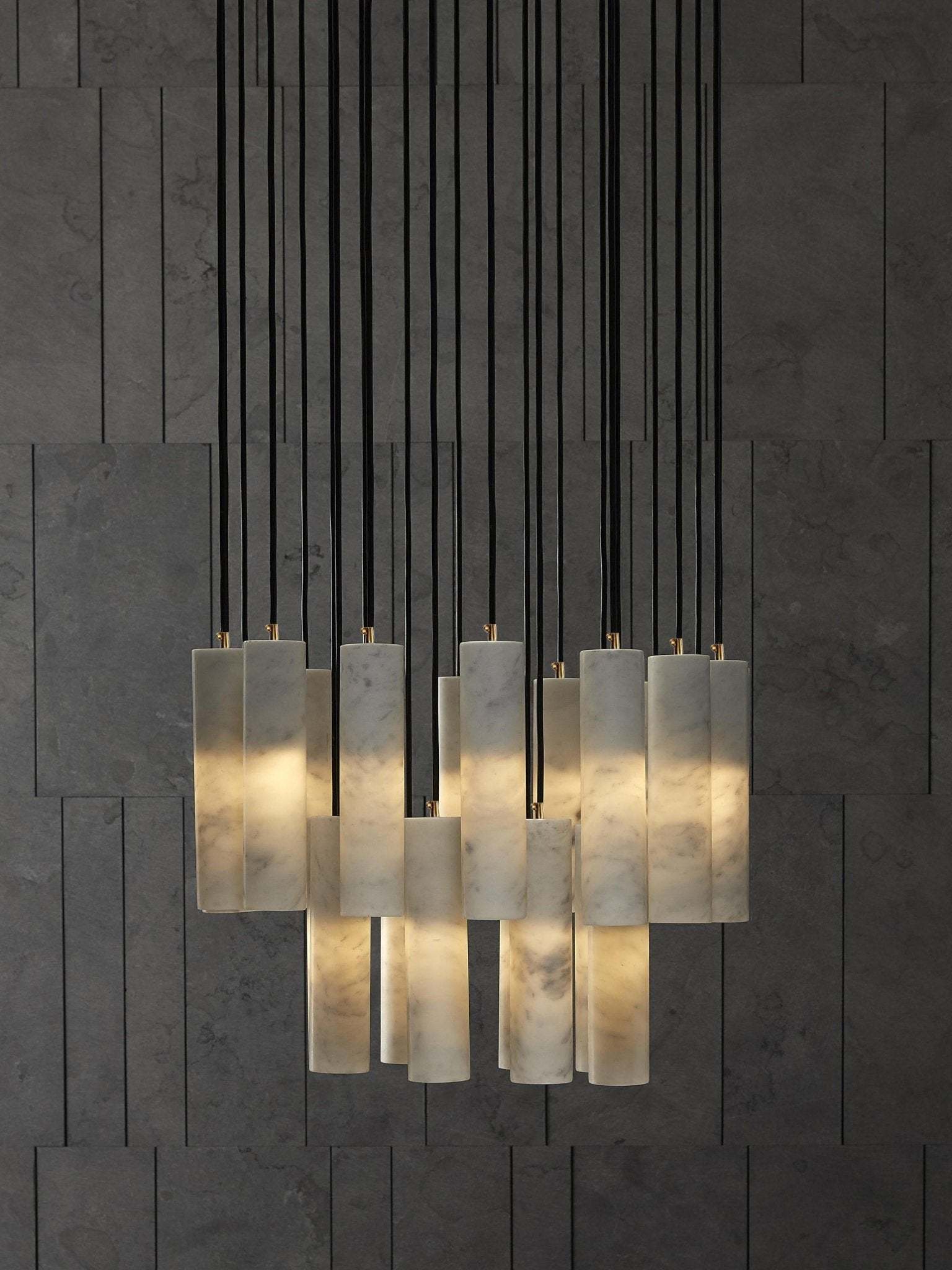 Nyxara Cluster Alabaster Pendelleuchte Treppe-Las Sola