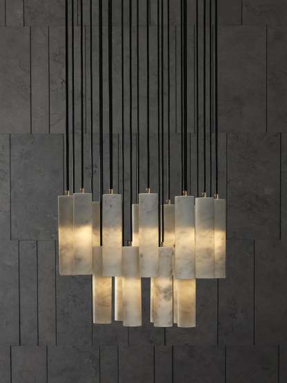 Nyxara Cluster Alabaster Pendelleuchte Treppe-Las Sola