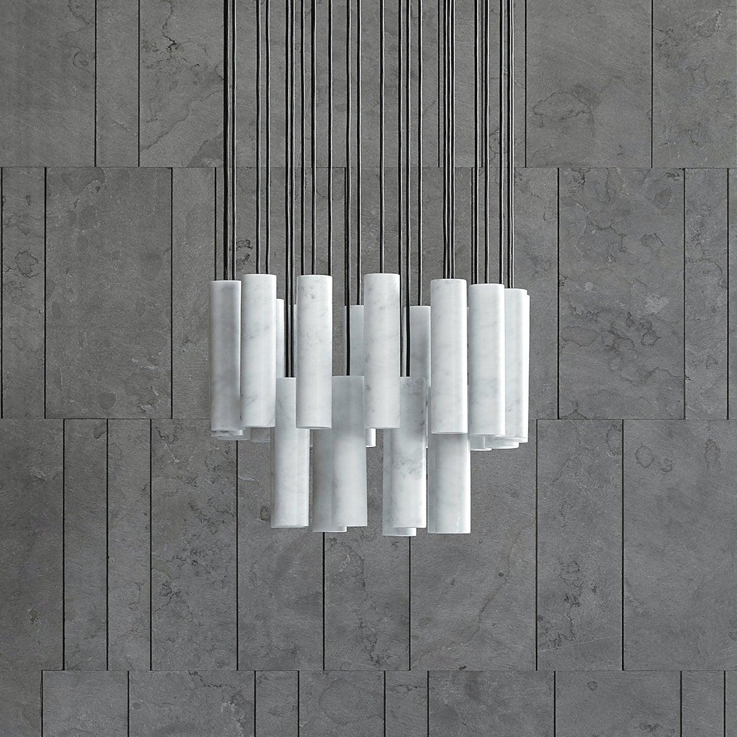 Nyxara Cluster Alabaster Pendelleuchte Treppe-Las Sola