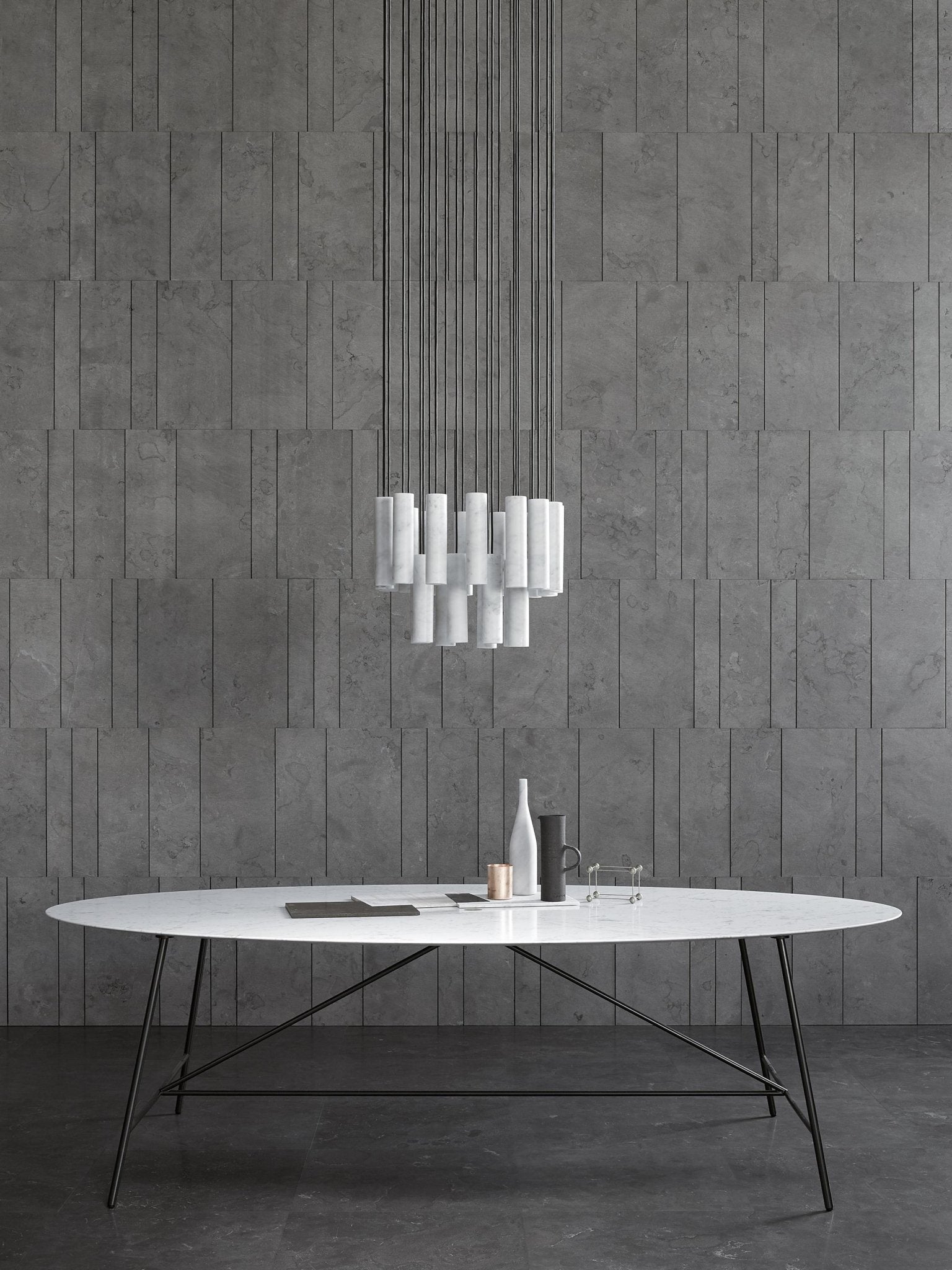 Nyxara Cluster Alabaster Pendelleuchte Treppe-Las Sola