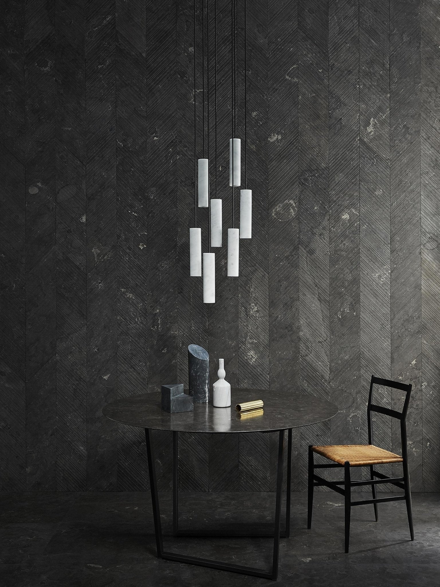 Nyxara Cluster Alabaster Pendelleuchte Treppe-Las Sola