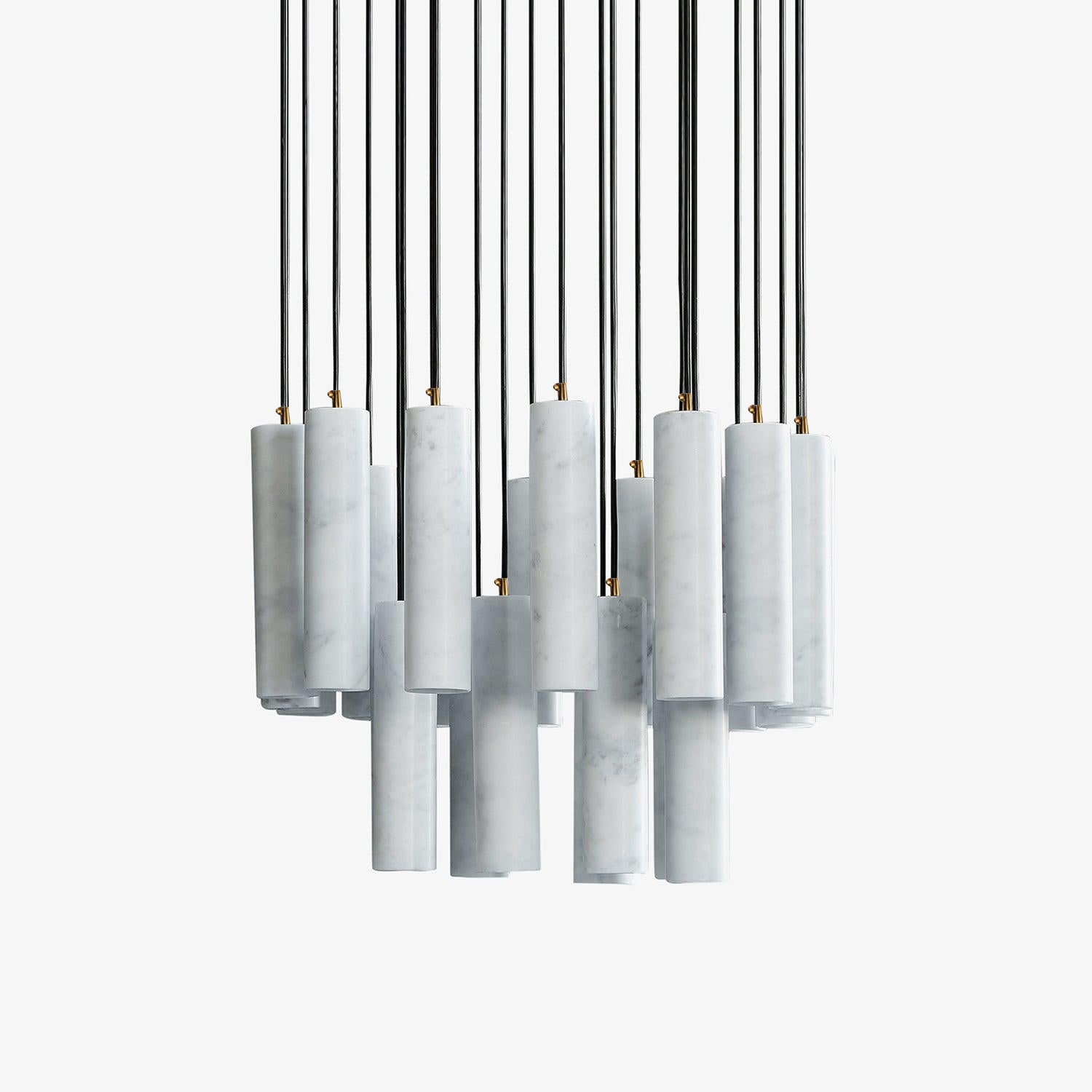 Nyxara Cluster Alabaster Pendelleuchte Treppe-Las Sola