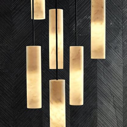 Nyxara Cluster Alabaster Pendelleuchte Treppe-Las Sola