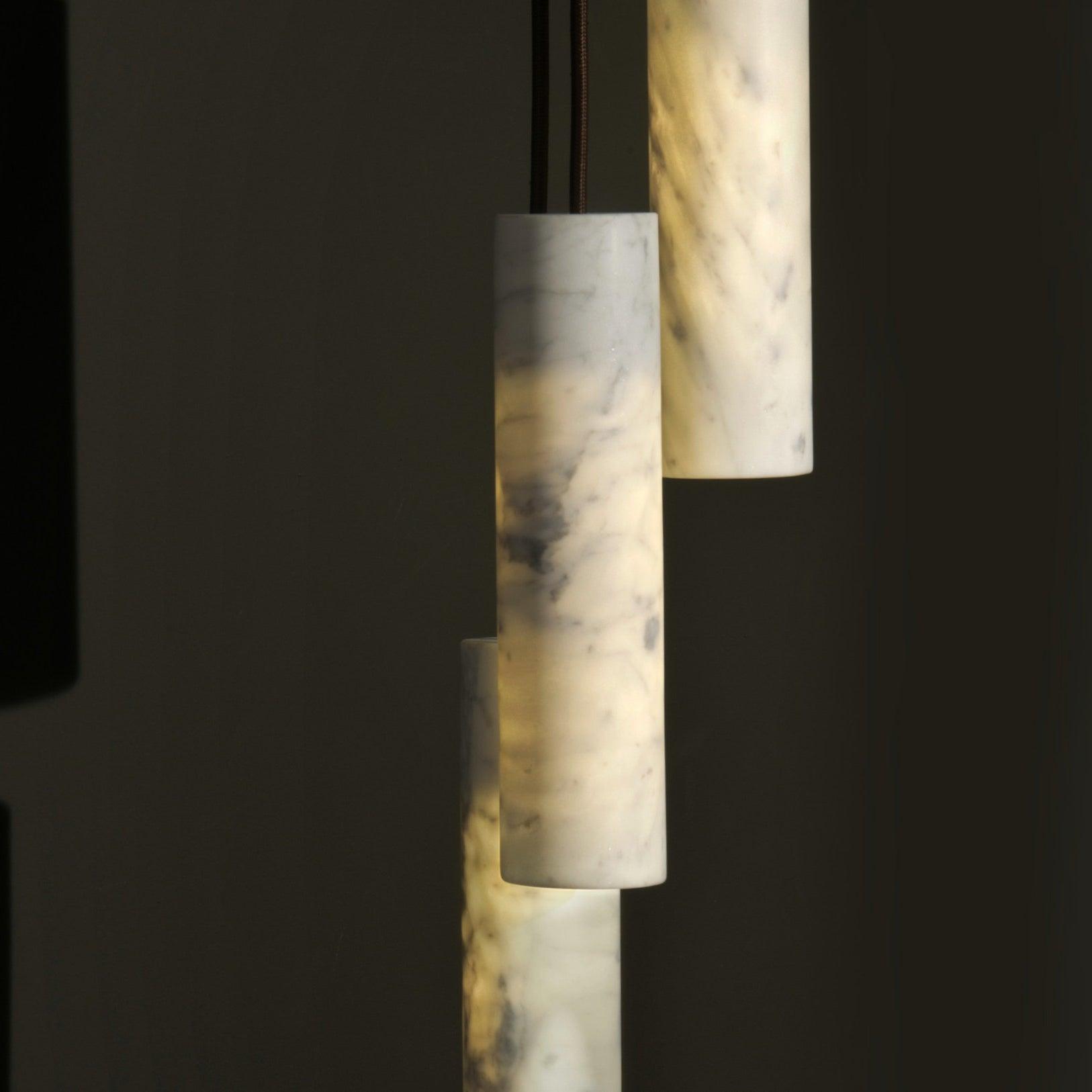 Nyxara Cluster Alabaster Pendelleuchte Treppe-Las Sola