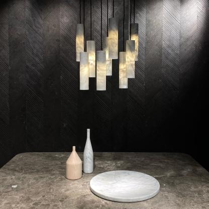 Nyxara Cluster Alabaster Pendelleuchte Treppe-Las Sola
