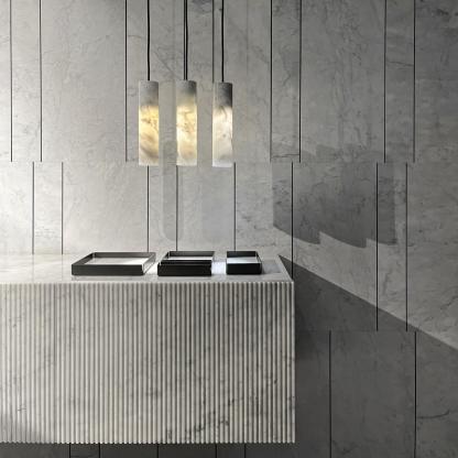Nyxara Cluster Alabaster Pendelleuchte Treppe-Las Sola