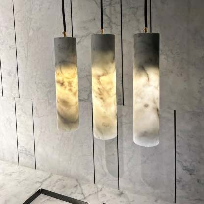 Nyxara Cluster Alabaster Pendelleuchte Treppe-Las Sola