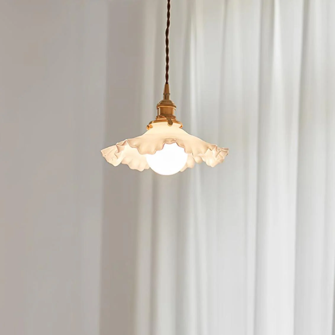 Carins Vintage Blume Glas Pendelleuchte Schirme Schlafzimmer Esszimmer