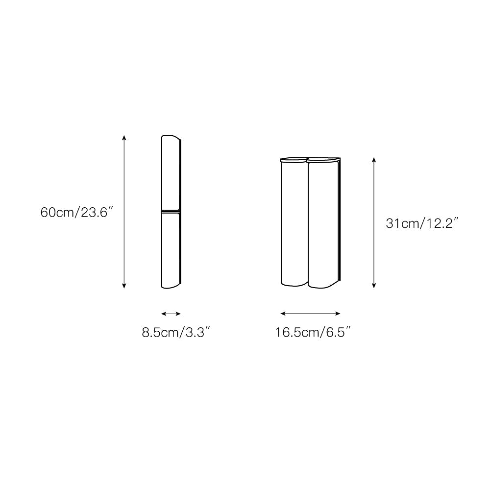 Alraeir Minimalistische Glas-Wandleuchte-Las Sola
