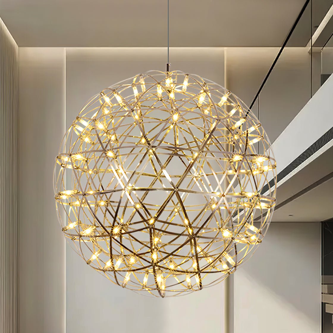Ivthayra Postmodern Luxus Kugel Gold Pendelleuchte Leuchte-Las Sola