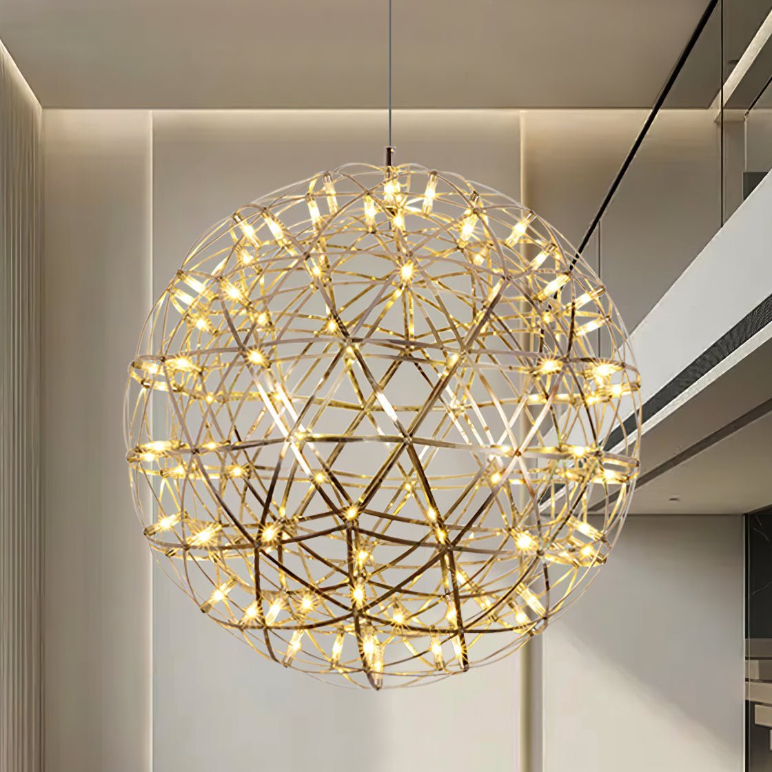 Ivthayra Postmodern Luxus Kugel Gold Pendelleuchte Leuchte-Las Sola