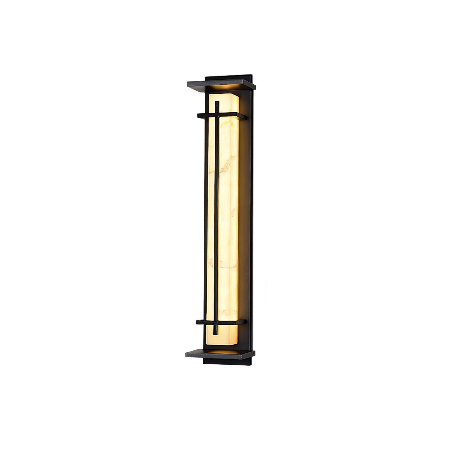 Ray Quadratisch Außenwandlampe Imitation Alabaster Wasserdicht-Las Sola