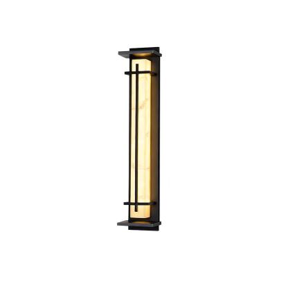 Ray Quadratisch Außenwandlampe Imitation Alabaster Wasserdicht-Las Sola