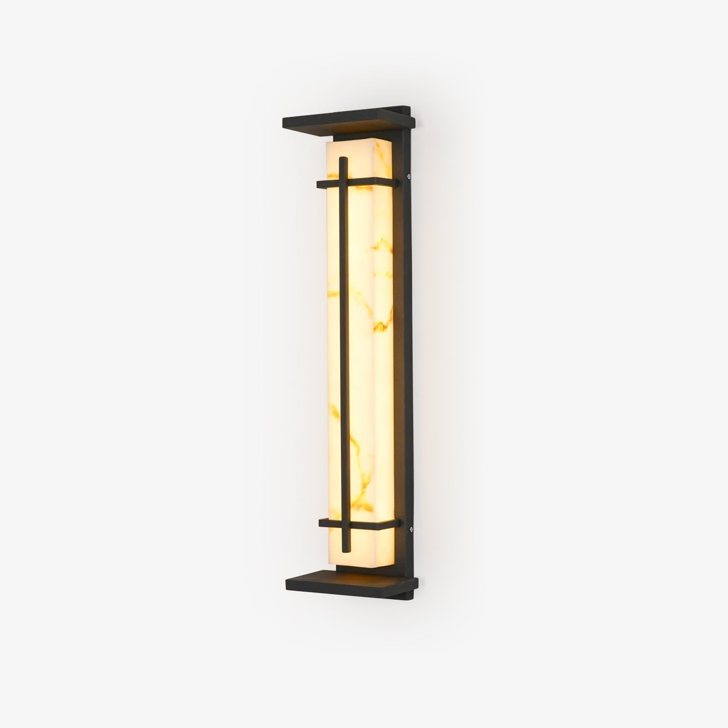 Ray Quadratisch Außenwandlampe Imitation Alabaster Wasserdicht-Las Sola