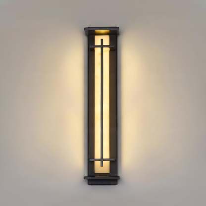 Ray Quadratisch Außenwandlampe Imitation Alabaster Wasserdicht-Las Sola