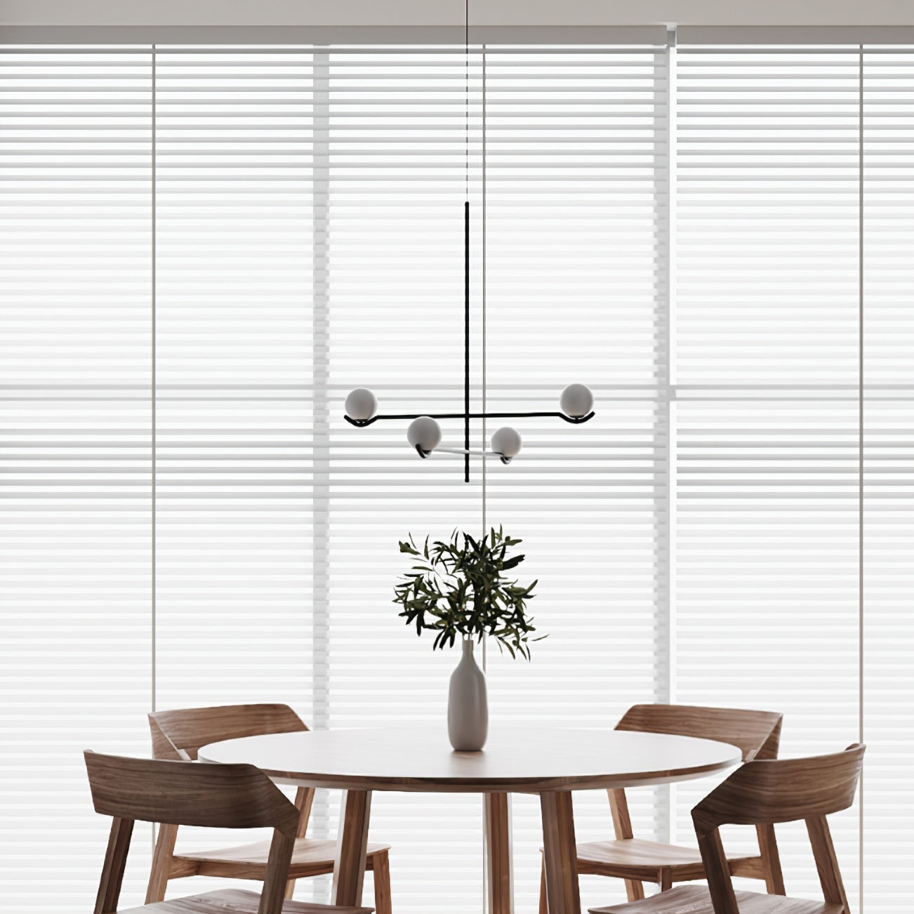 Fayno Moderner Minimalistischer Glaskronleuchter-Las Sola