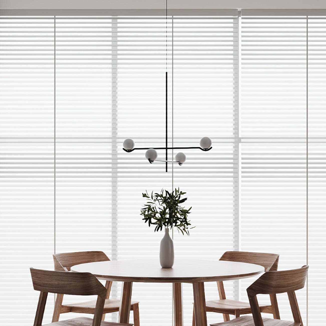 Fayno Moderner Minimalistischer Glaskronleuchter-Las Sola