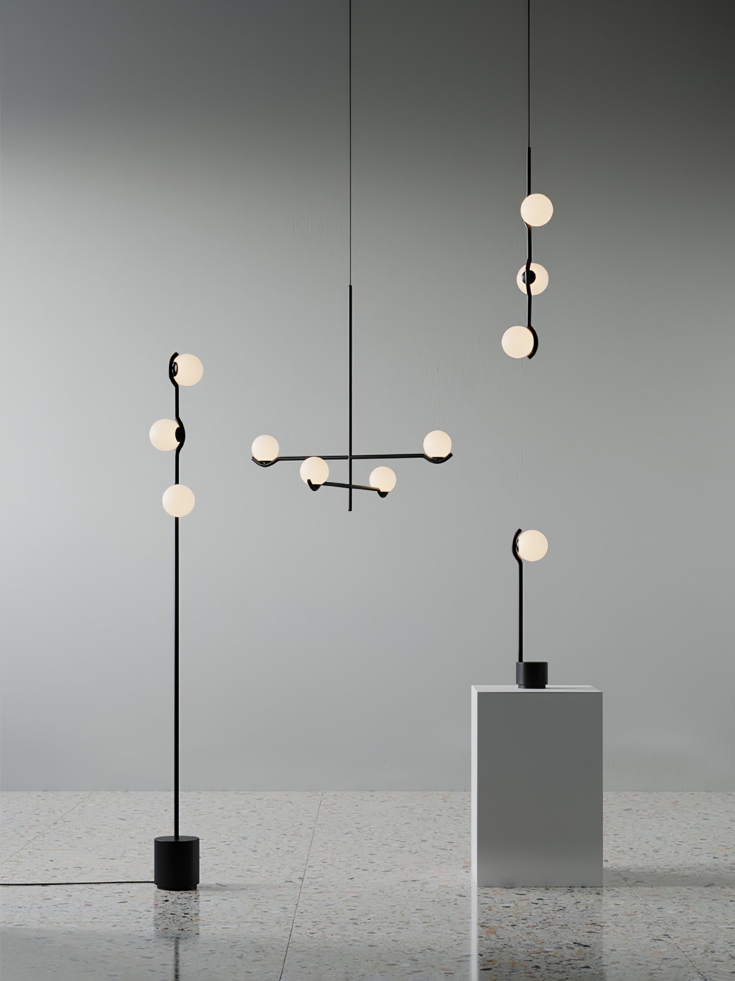 Fayno Moderner Minimalistischer Glaskronleuchter-Las Sola