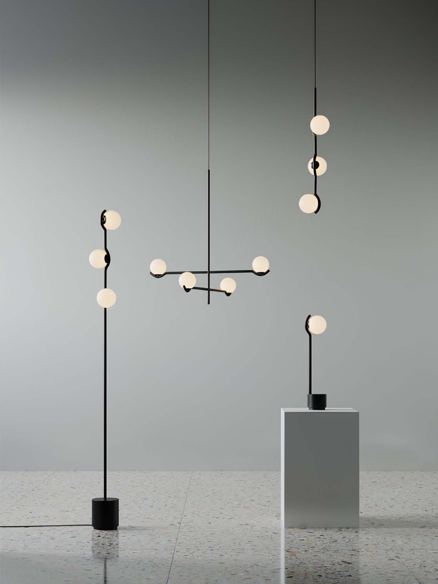 Fayno Moderner Minimalistischer Glaskronleuchter-Las Sola