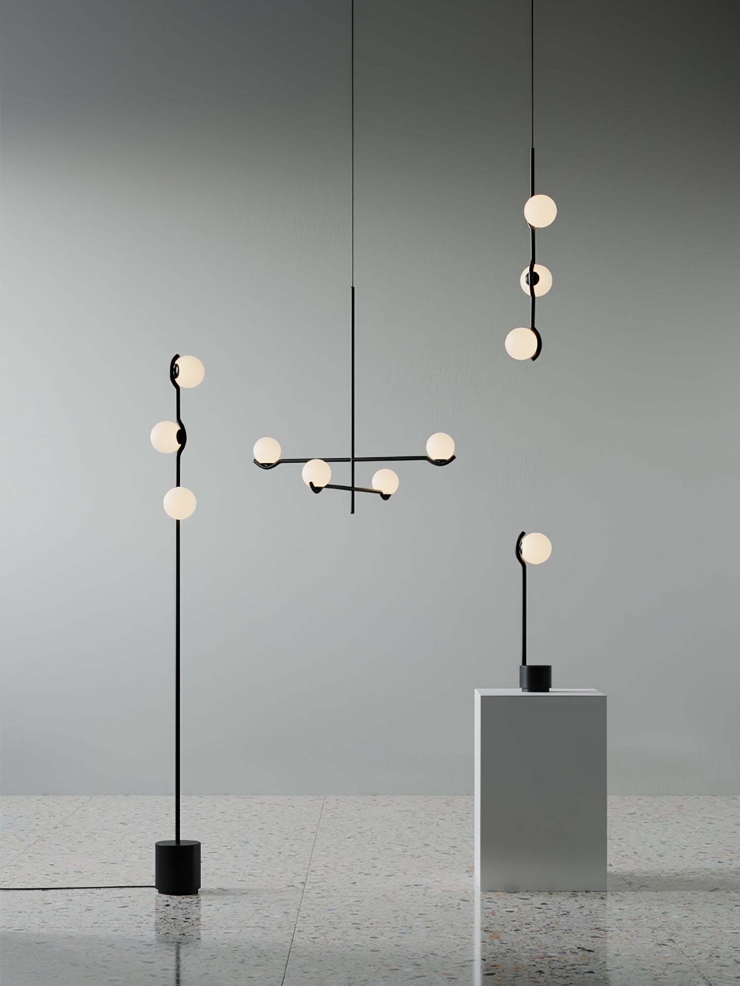 Fayno Moderner Minimalistischer Glaskronleuchter-Las Sola