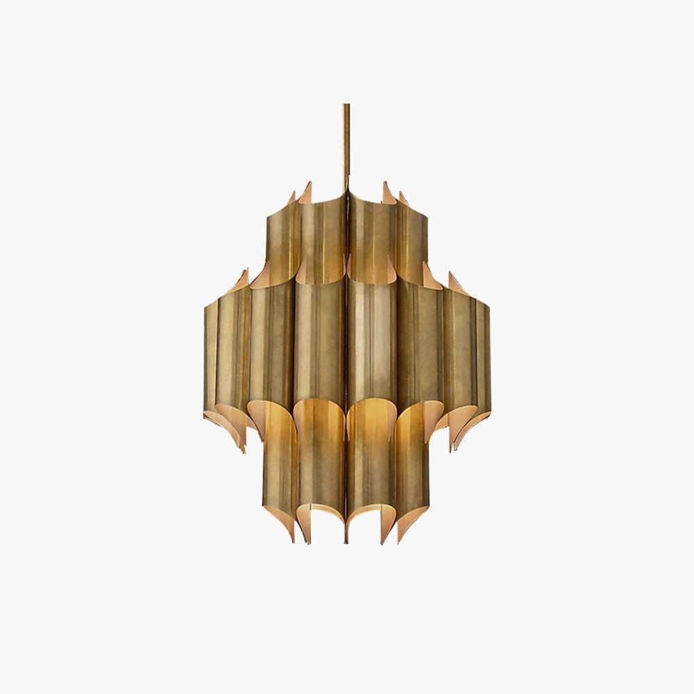 Evette Modern LED Pendelleuchte Gold Ess/Schlaf/Wohnzimmer Metall