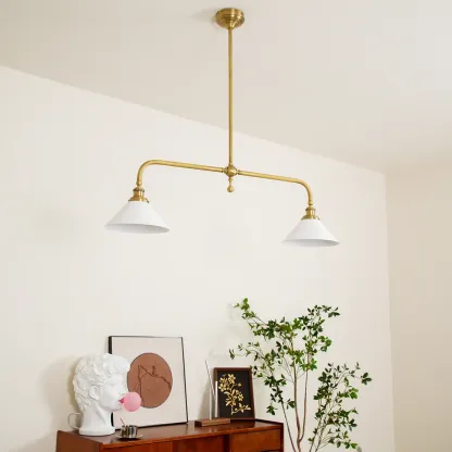 Alessio Vintage Metal Ceramics Pendant Light Shades Dining Room Bedroom