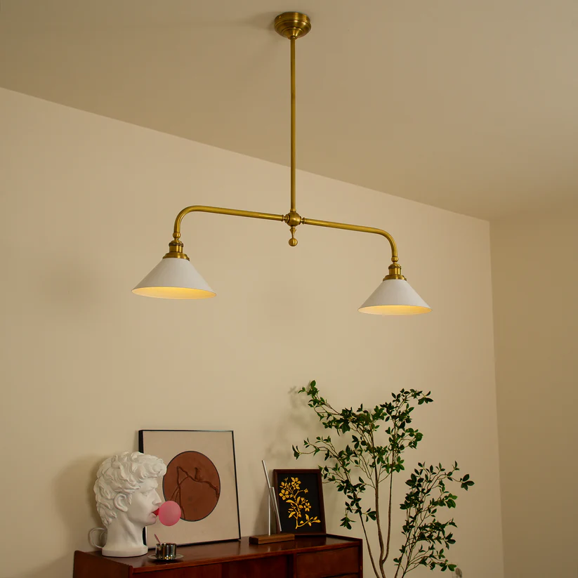Alessio Vintage Metall Keramik Pendelleuchte Schirme Esszimmer Schlafzimmer