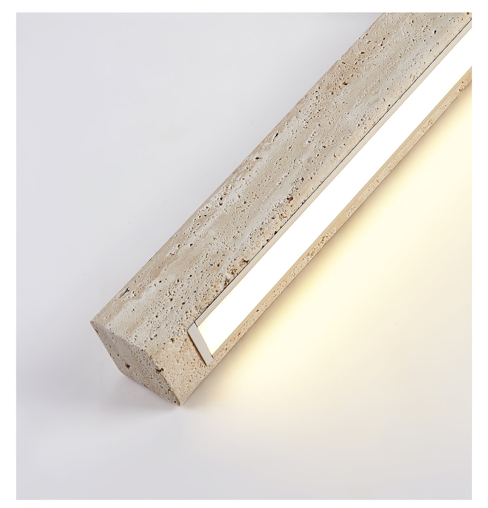 Orvenarae Minimalistische Travertin Lineare Deckenleuchte-Las Sola