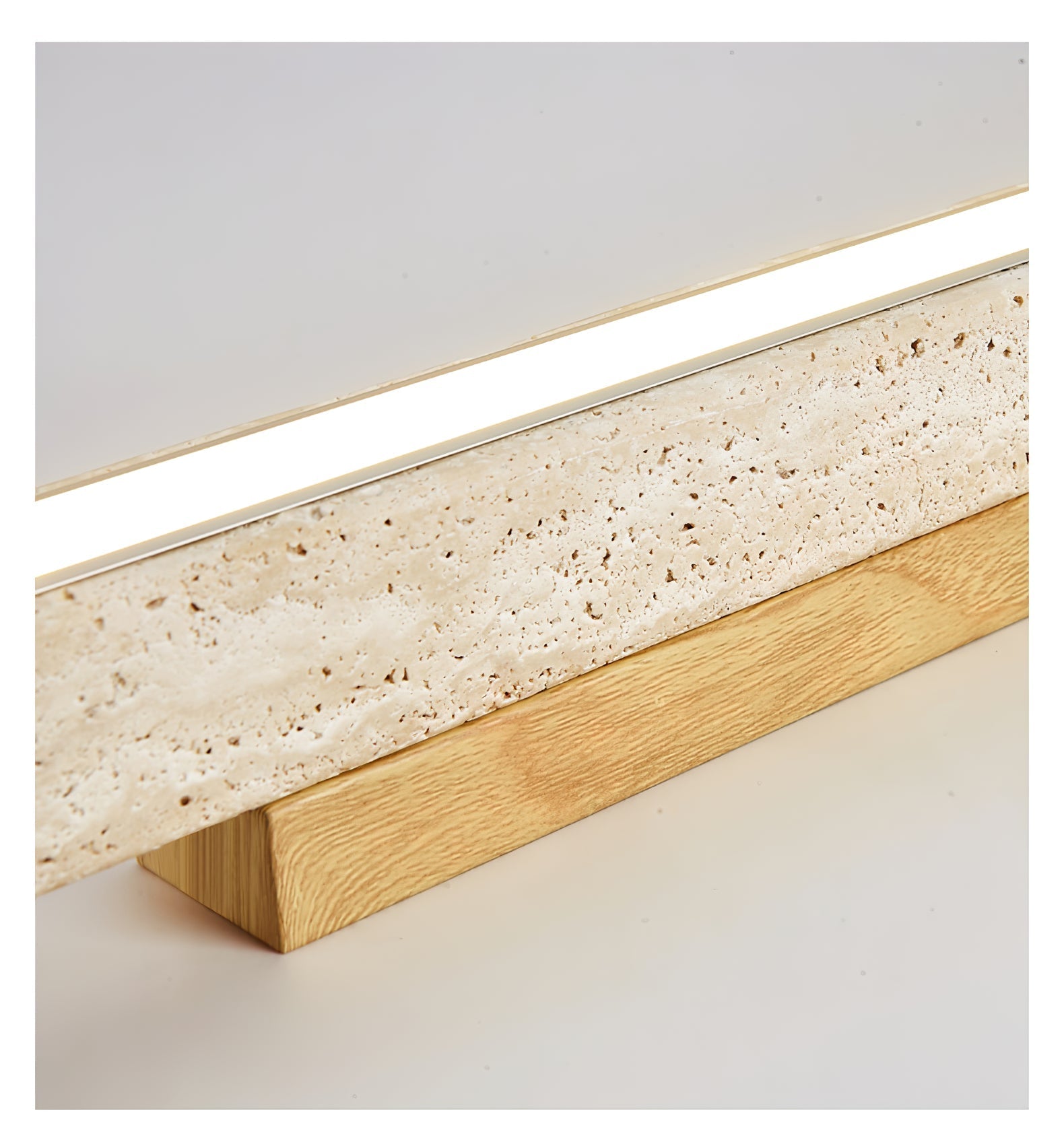 Orvenarae Minimalistische Travertin Lineare Deckenleuchte-Las Sola