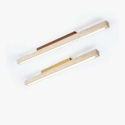 Orvenarae Minimalistische Travertin Lineare Deckenleuchte-Las Sola