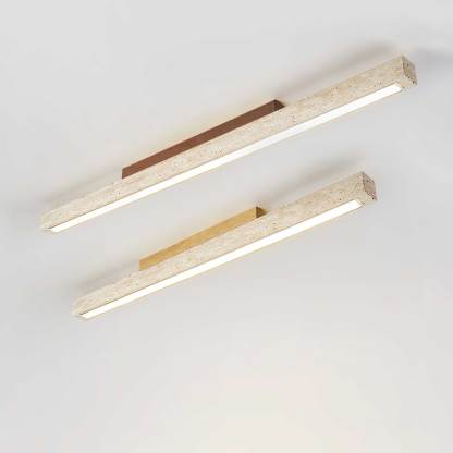 Orvenarae Minimalistische Travertin Lineare Deckenleuchte-Las Sola