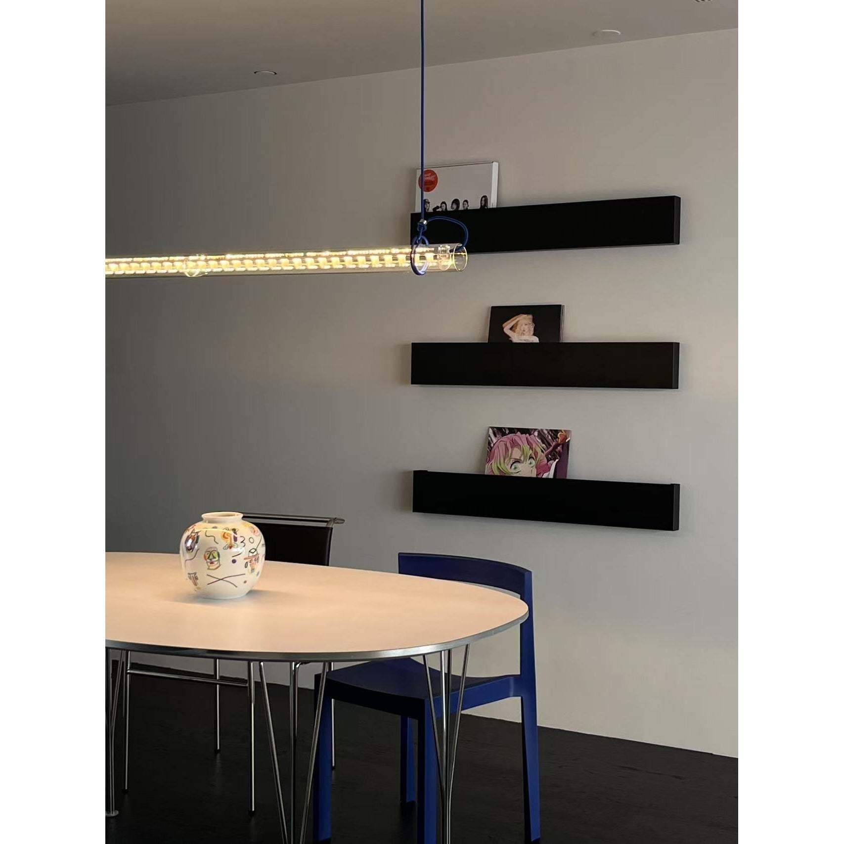 Cata Linear LED Glas Pendelleuchte-Las Sola