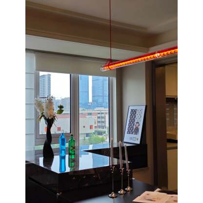 Cata Linear LED Glas Pendelleuchte-Las Sola