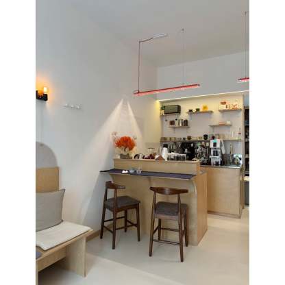 Cata Linear LED Glas Pendelleuchte-Las Sola