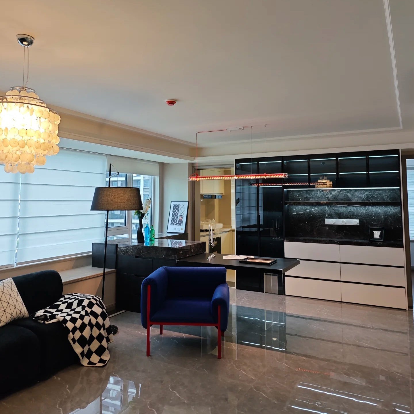 Cata Linear LED Glas Pendelleuchte-Las Sola
